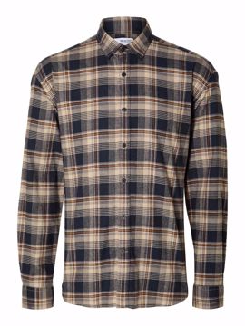 Selected flannel skjorte "regular fit"